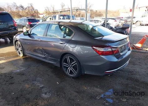 2017 Honda Accord Sport from USA, damaged, VIN 1HGCR2F63HA050988
